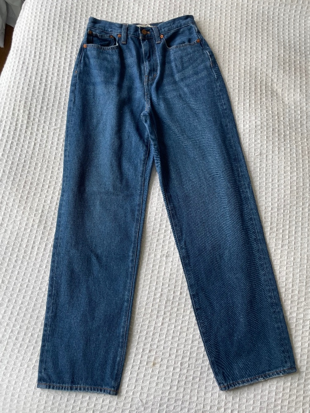 MadeWell Baggy Straight Leg Medium Wash High Rise jeans - Size 26